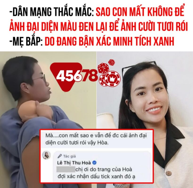 Mẹ Bắp thẫn thờ cho gấu bông uống sữa nhưng vẫn đủ tâm trạng để giải thích mình mới lên tích xanh