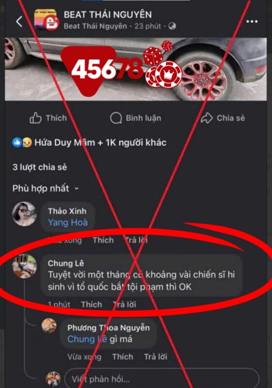 Mạng xã hội không phải nơi phát ngôn bừa bãi và phản động đất nước